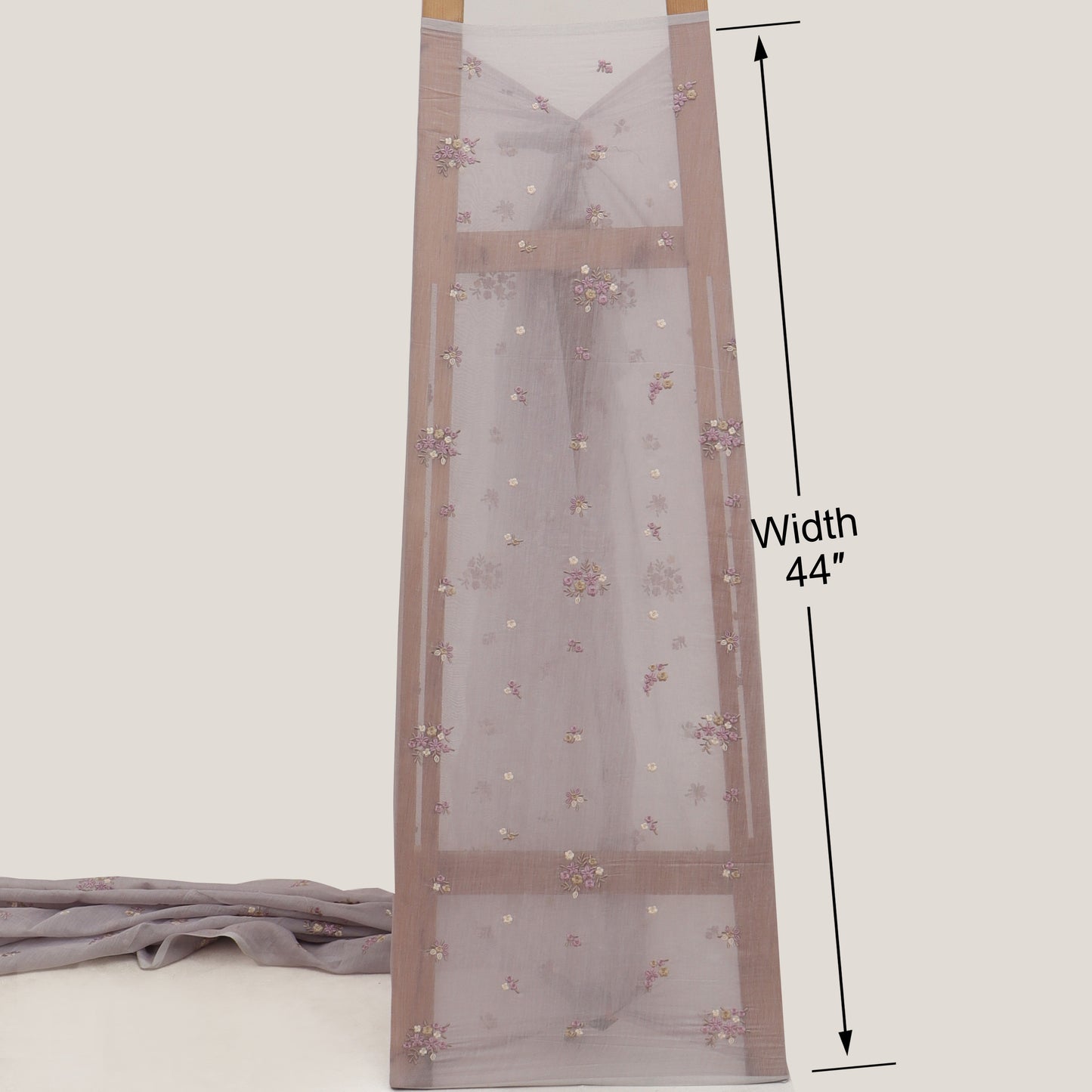 Chanderi Embroidery Fabric
