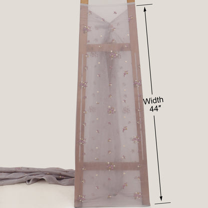 Chanderi Embroidery Fabric