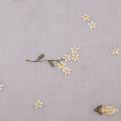 Chanderi Embroidery Fabric