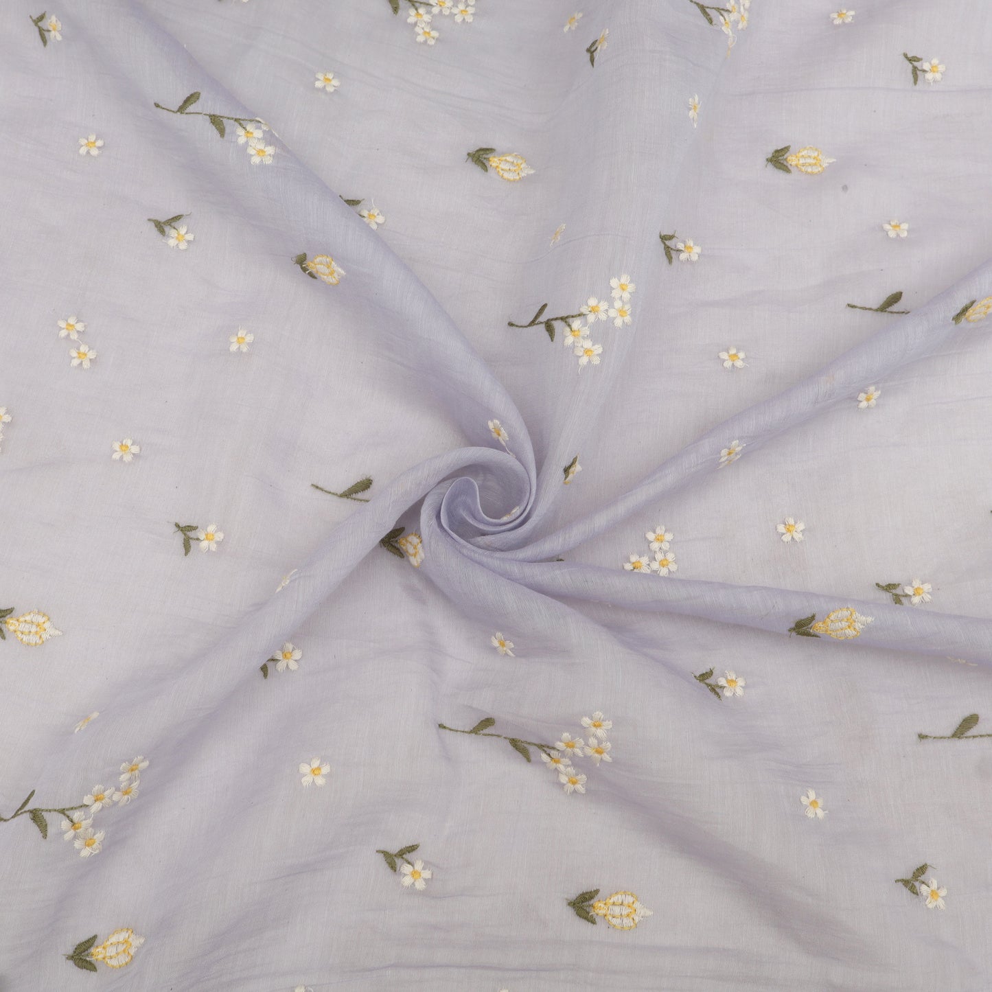 Chanderi Embroidery Fabric