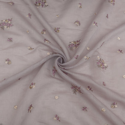 Chanderi Embroidery Fabric