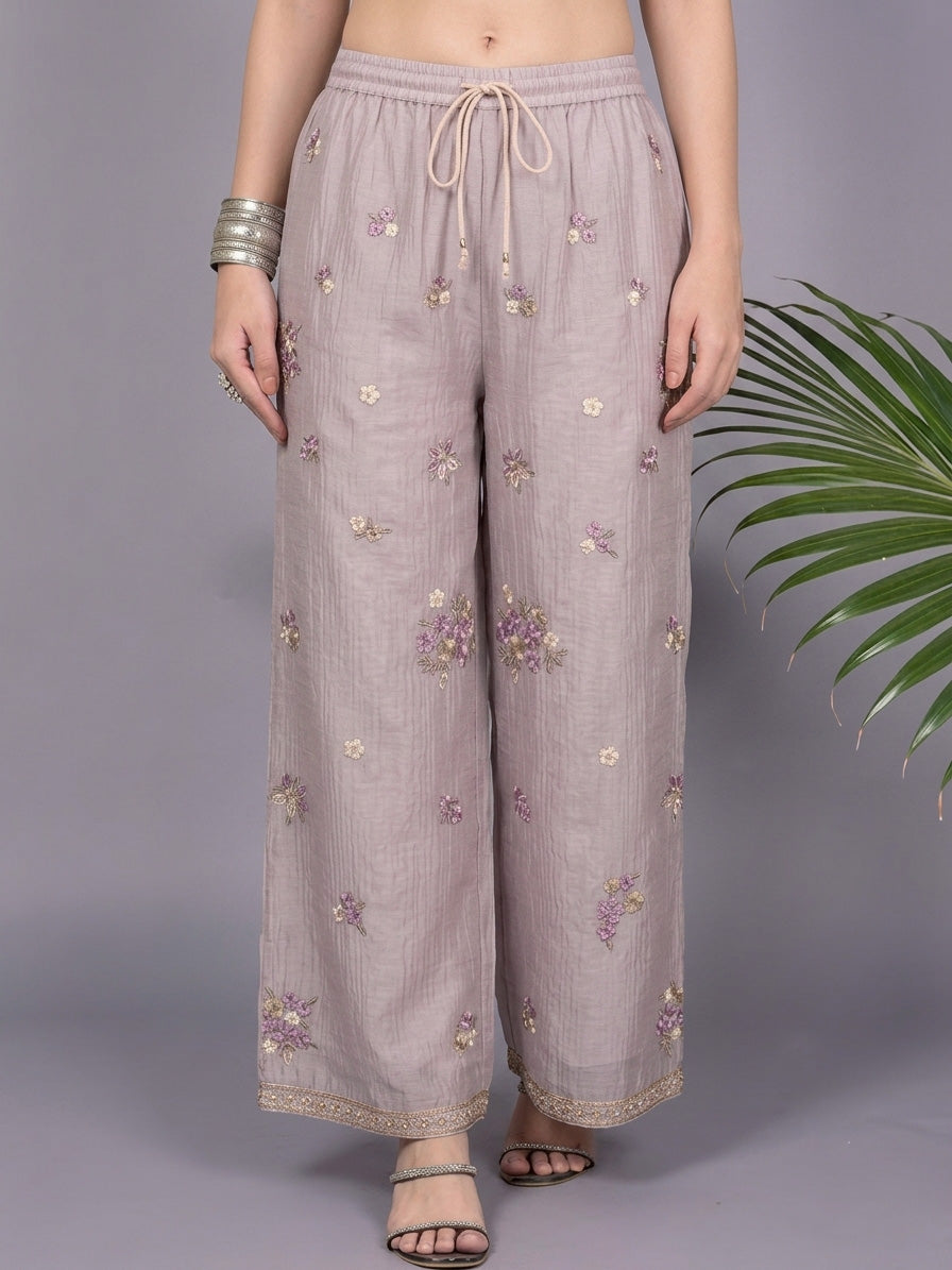 Chanderi Embroidery Fabric