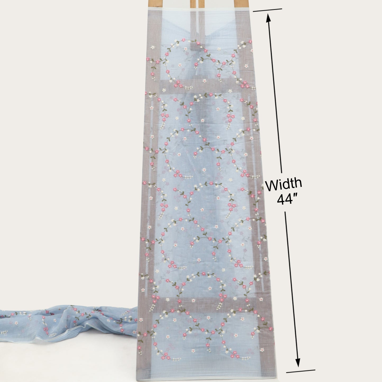 Chanderi Embroidery Fabric