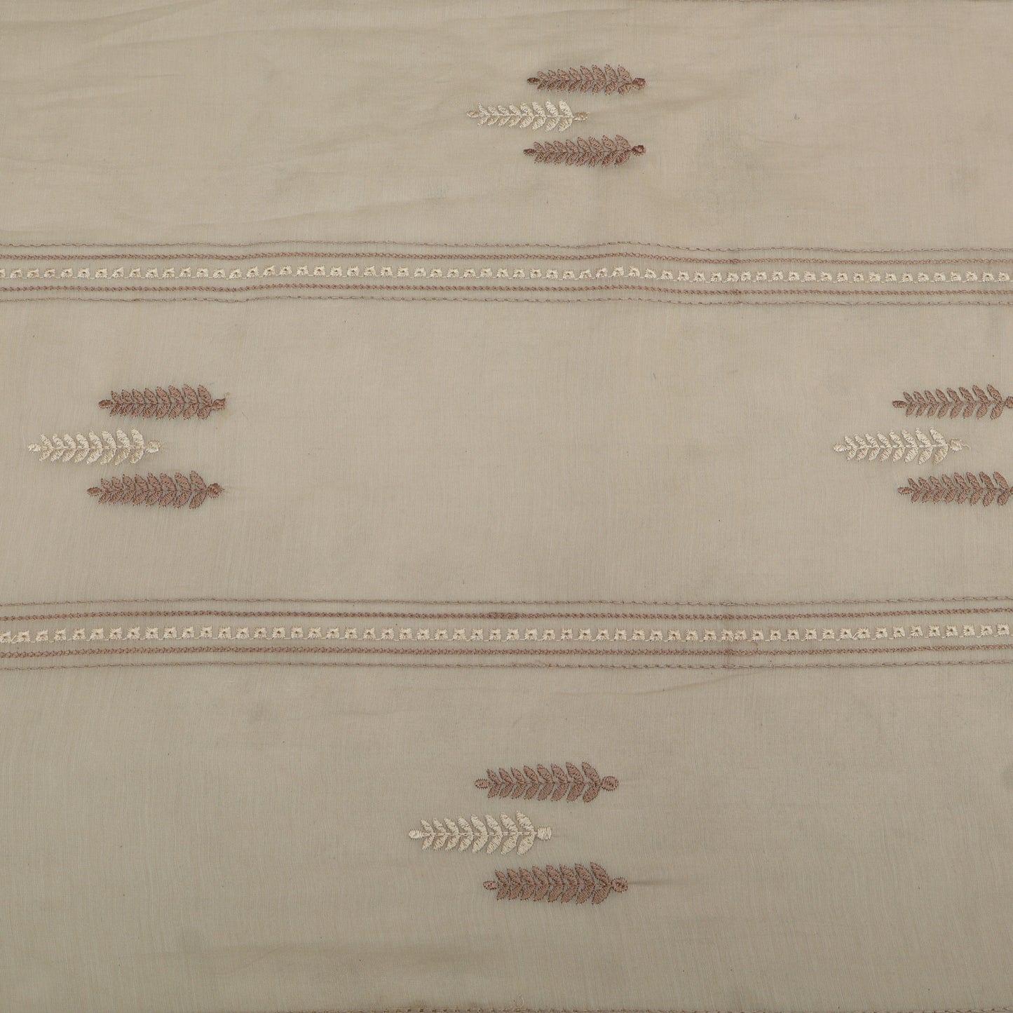 Chanderi Embroidery Fabric