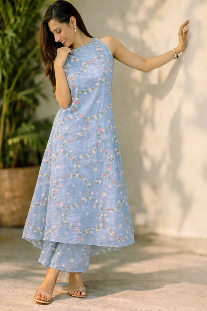 Chanderi Embroidery Fabric