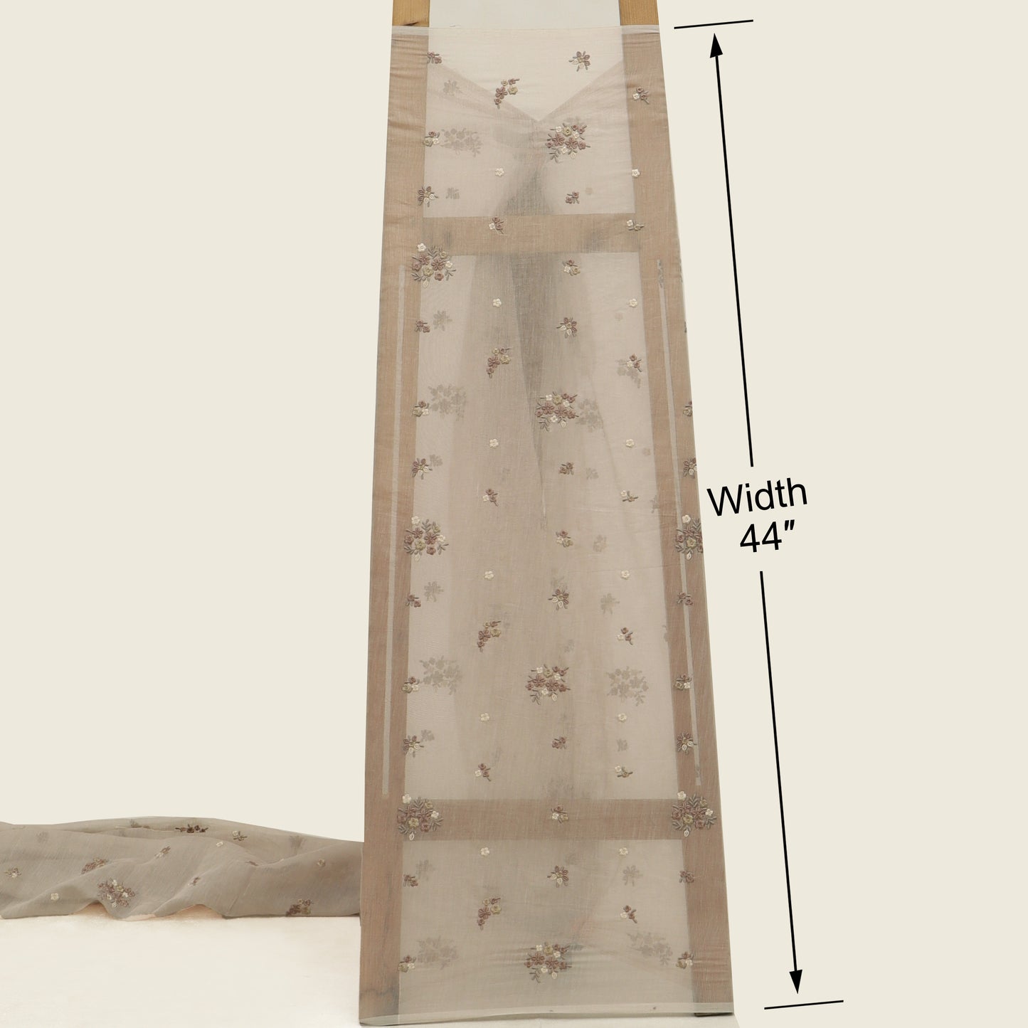 Chanderi Embroidery Fabric