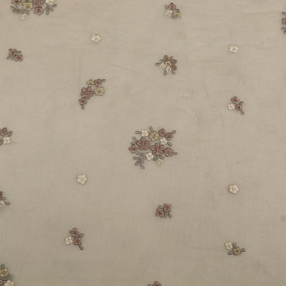 Chanderi Embroidery Fabric