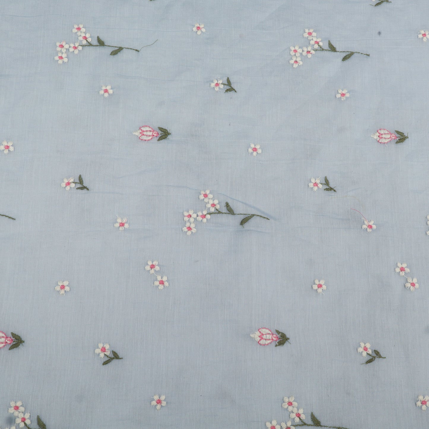 Chanderi Embroidery Fabric