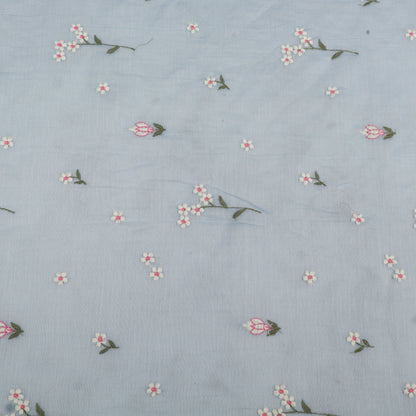 Chanderi Embroidery Fabric