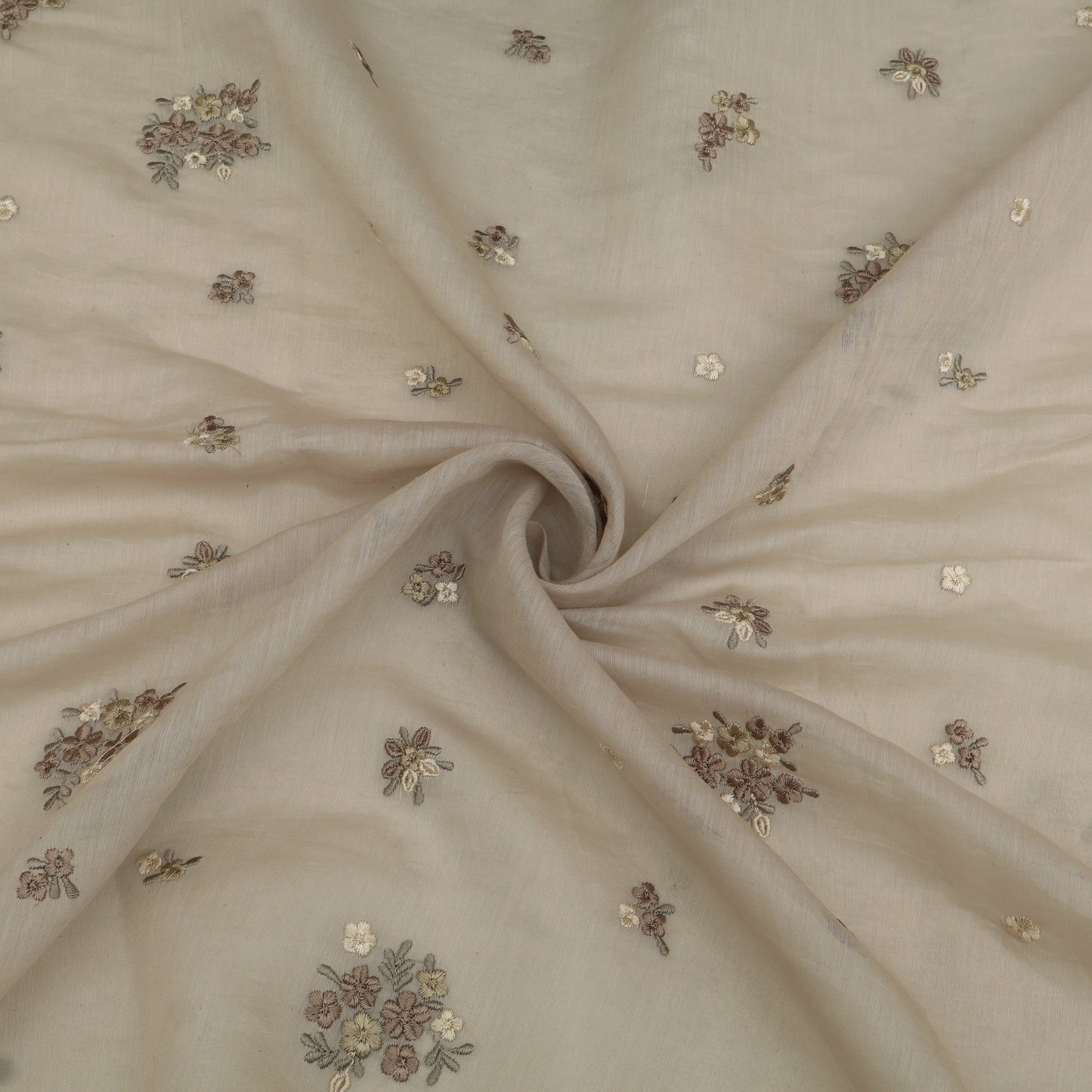 Chanderi Embroidery Fabric