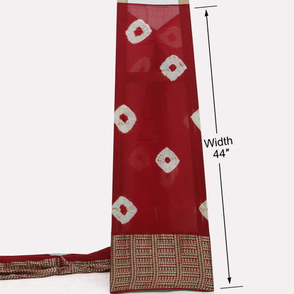 Munga Silk Zari Brocade Fabric