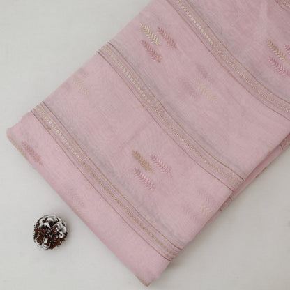 Chanderi Embroidery Fabric