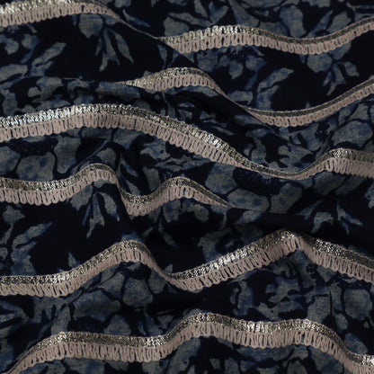 Colored Cotton Gota Work Fabric