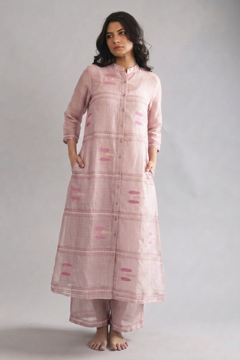 Chanderi Embroidery Fabric