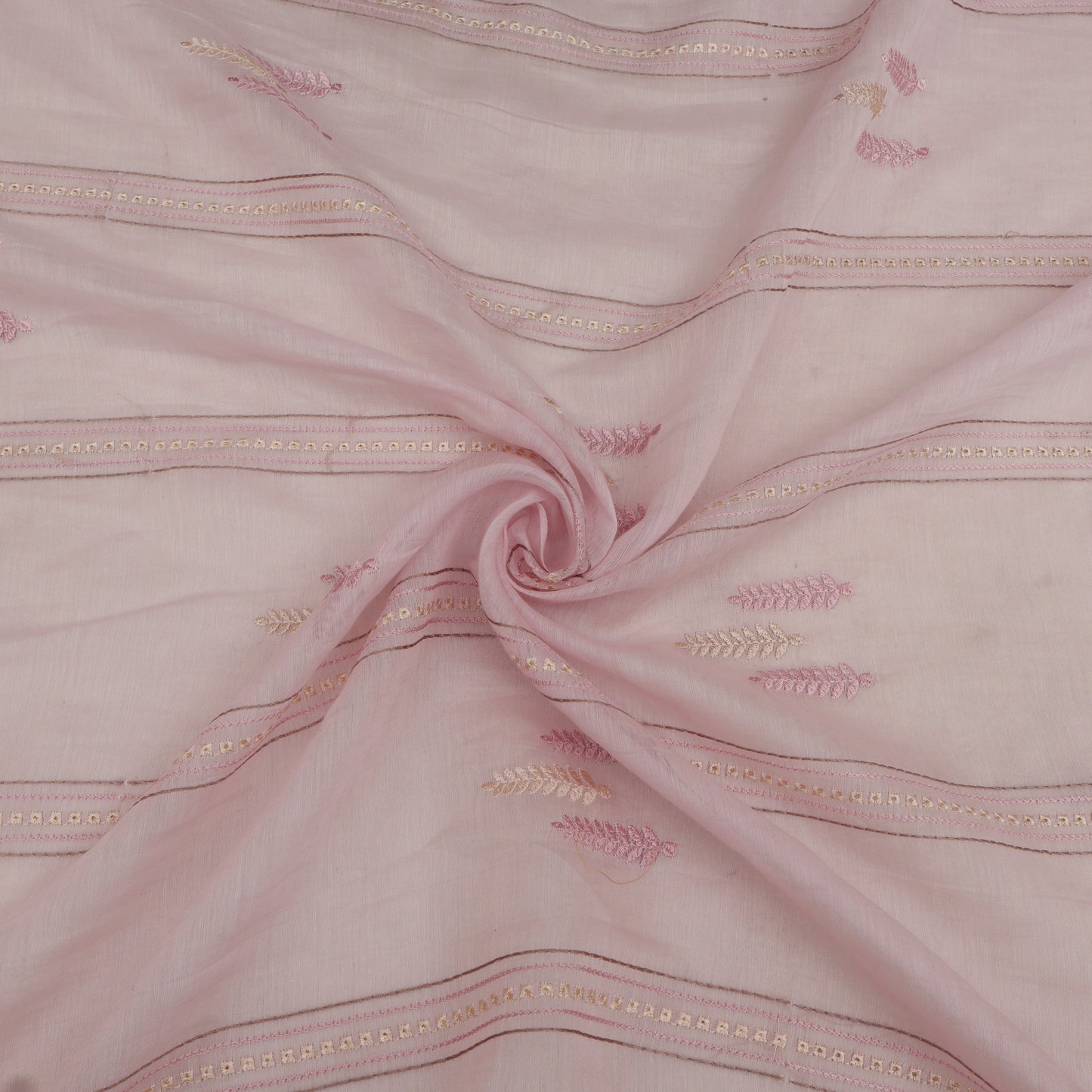 Chanderi Embroidery Fabric