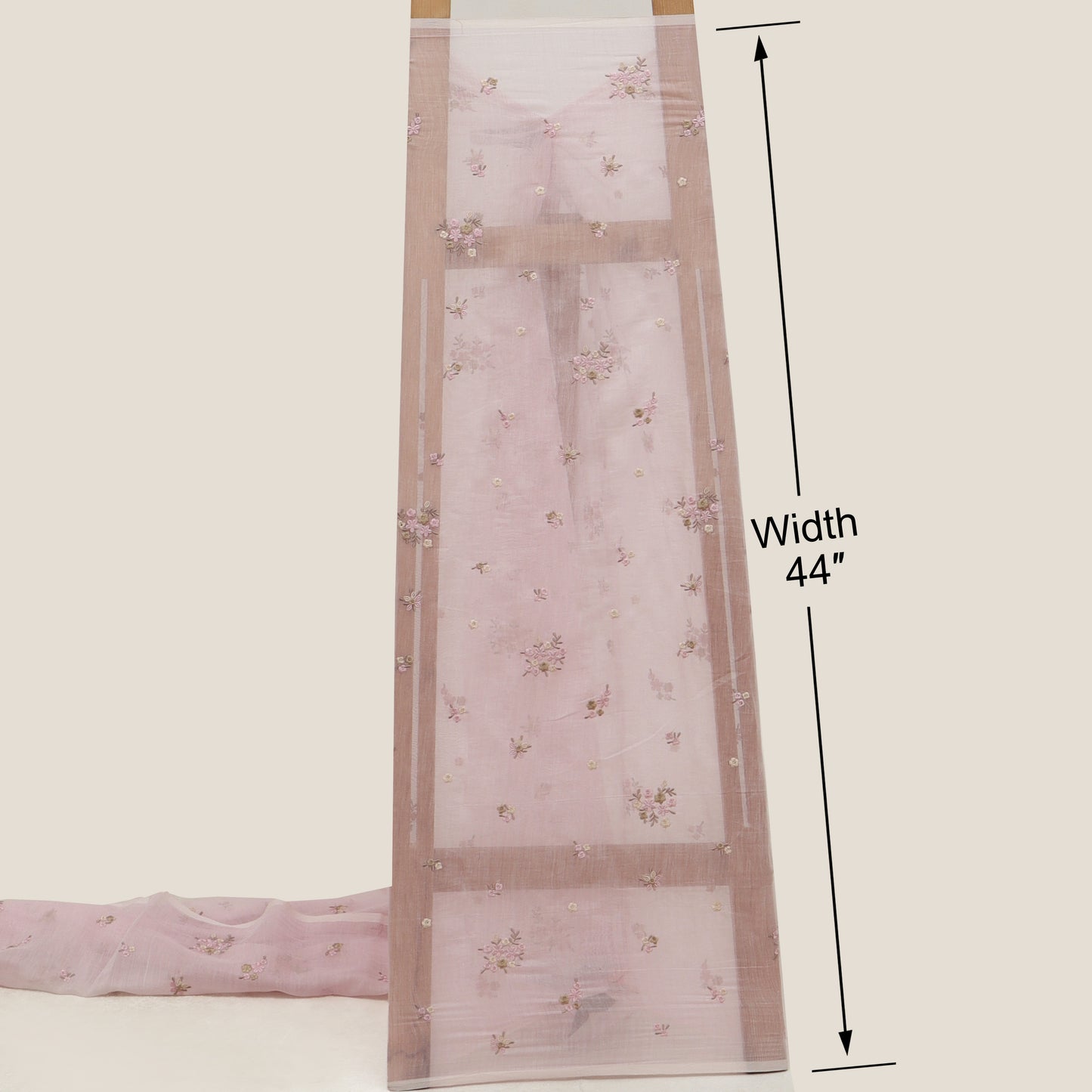 Chanderi Embroidery Fabric