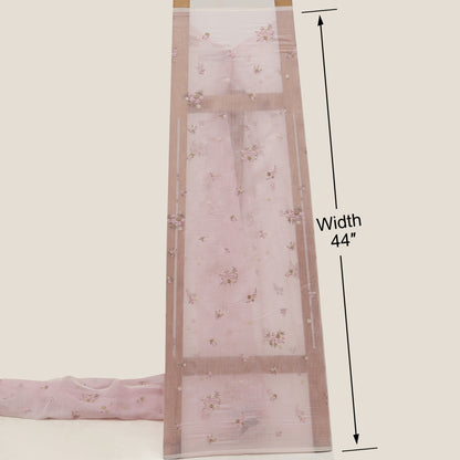 Chanderi Embroidery Fabric