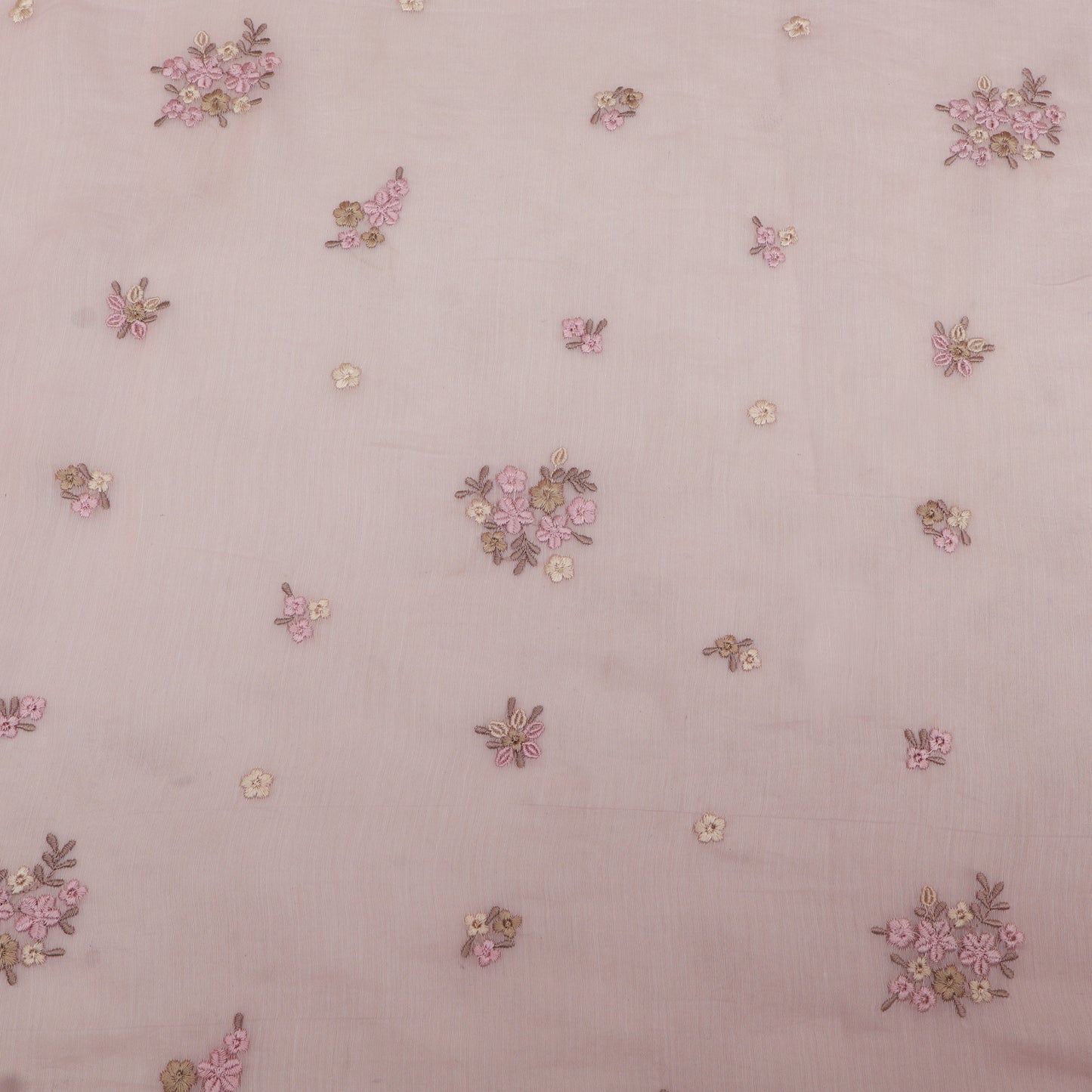 Chanderi Embroidery Fabric
