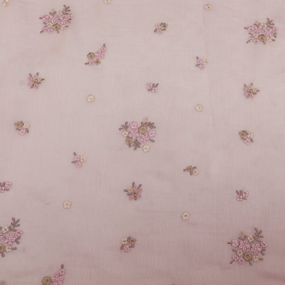 Chanderi Embroidery Fabric