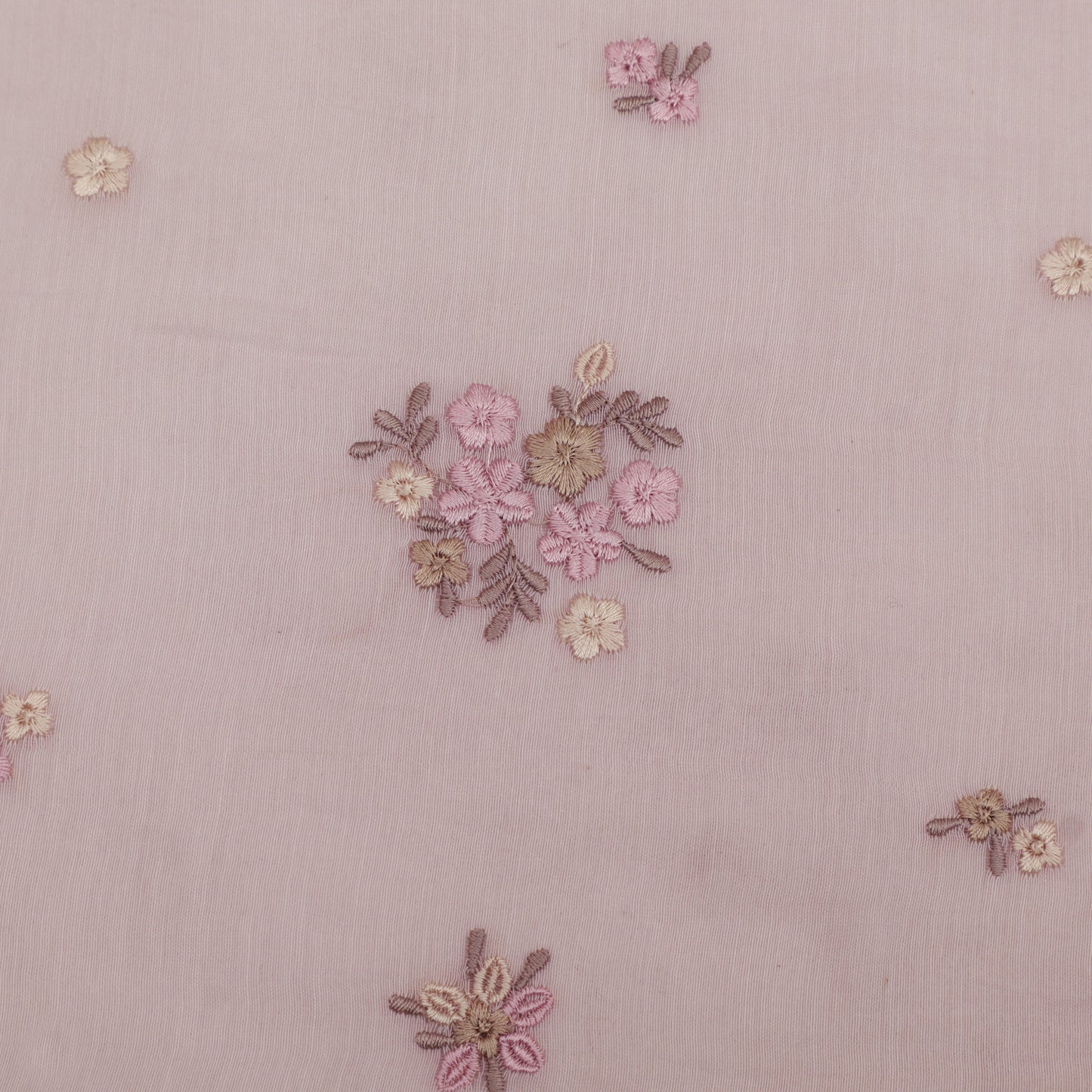 Chanderi Embroidery Fabric