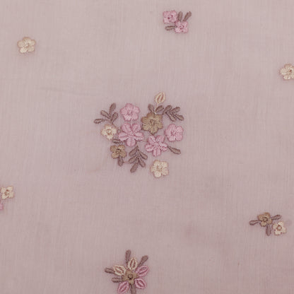 Chanderi Embroidery Fabric