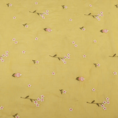 Chanderi Embroidery Fabric