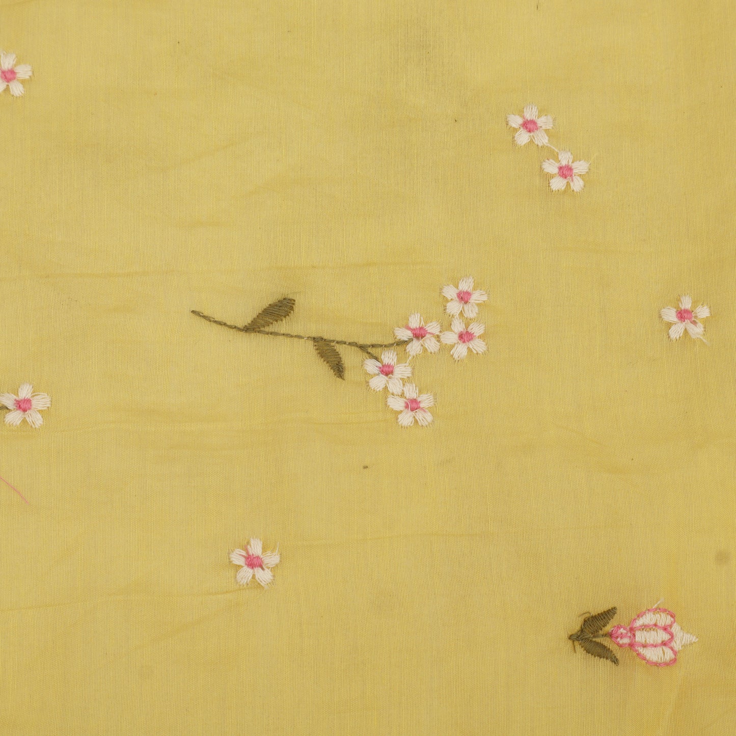 Chanderi Embroidery Fabric