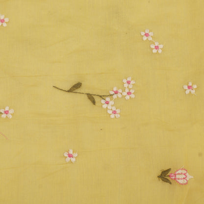 Chanderi Embroidery Fabric