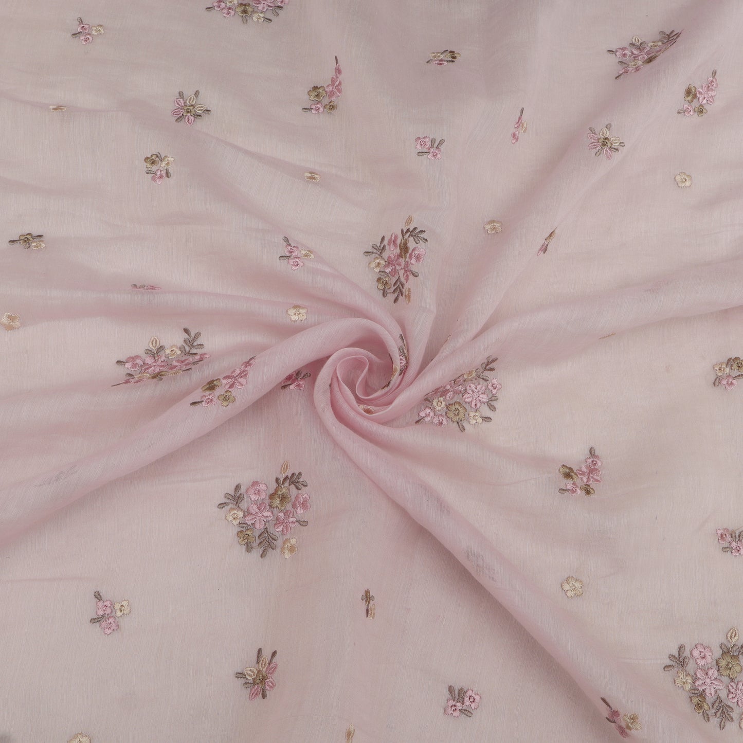 Chanderi Embroidery Fabric