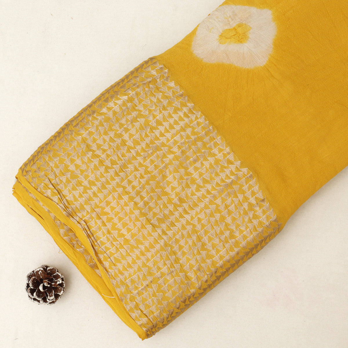 Munga Silk Zari Brocade Fabric