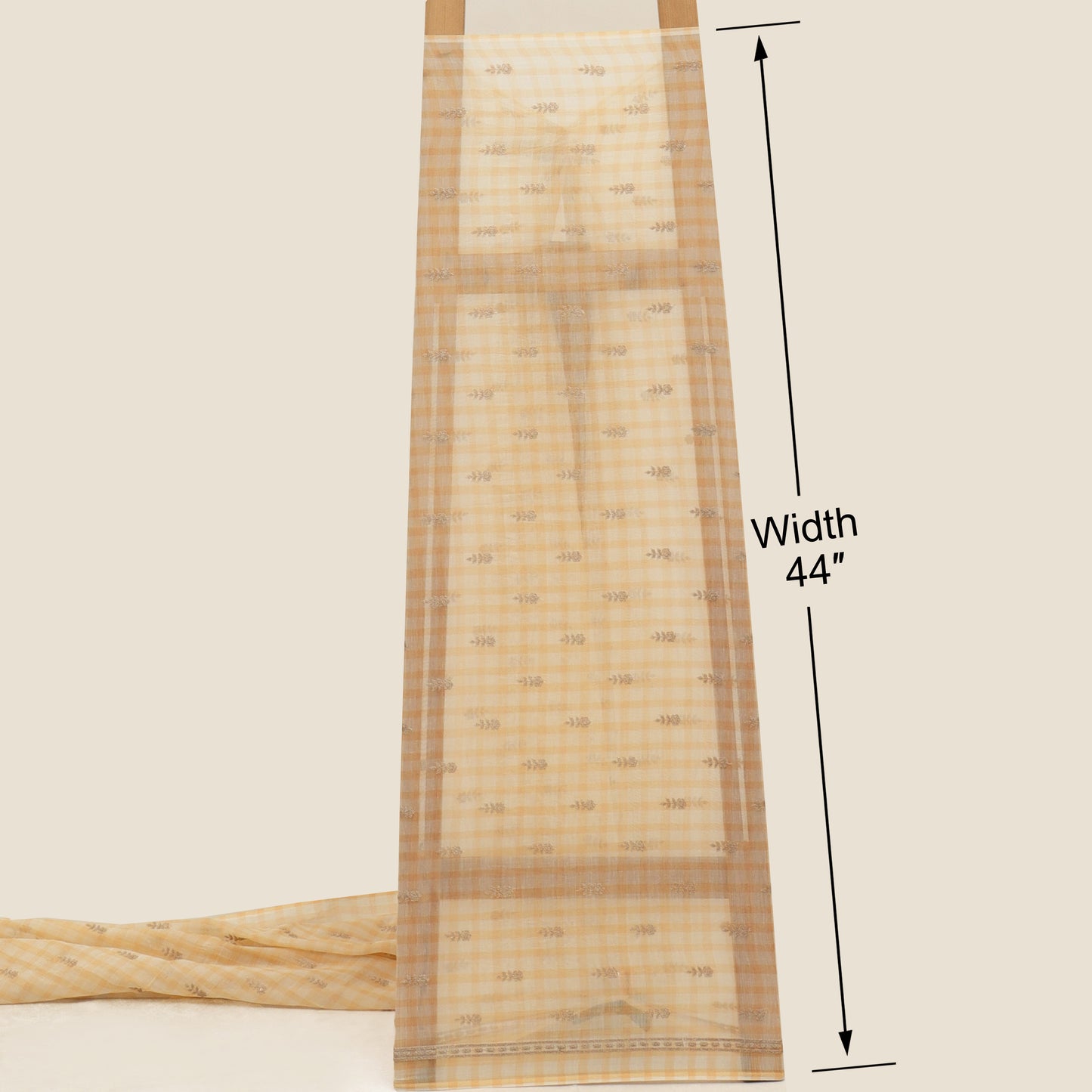 Chanderi Embroidery Fabric