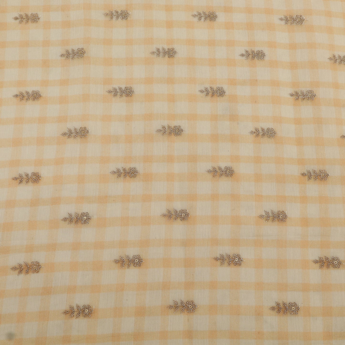 Chanderi Embroidery Fabric