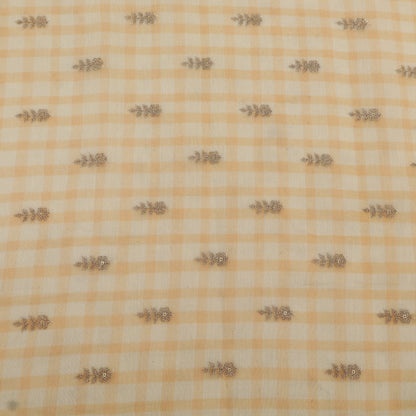 Chanderi Embroidery Fabric