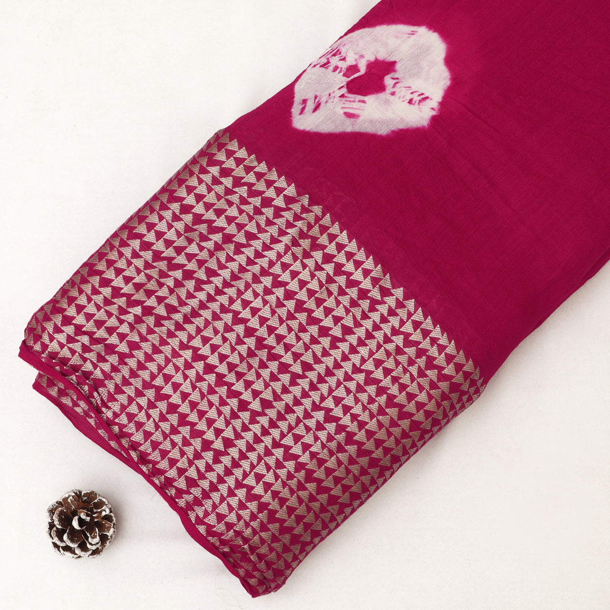Munga Silk Zari Brocade Fabric