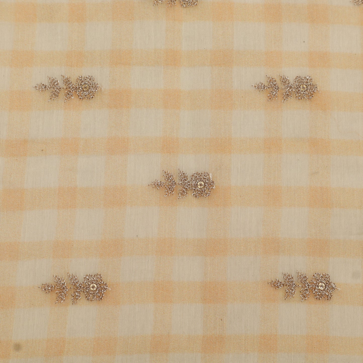 Chanderi Embroidery Fabric