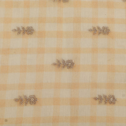 Chanderi Embroidery Fabric
