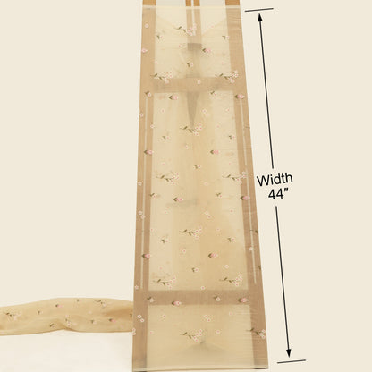 Chanderi Embroidery Fabric