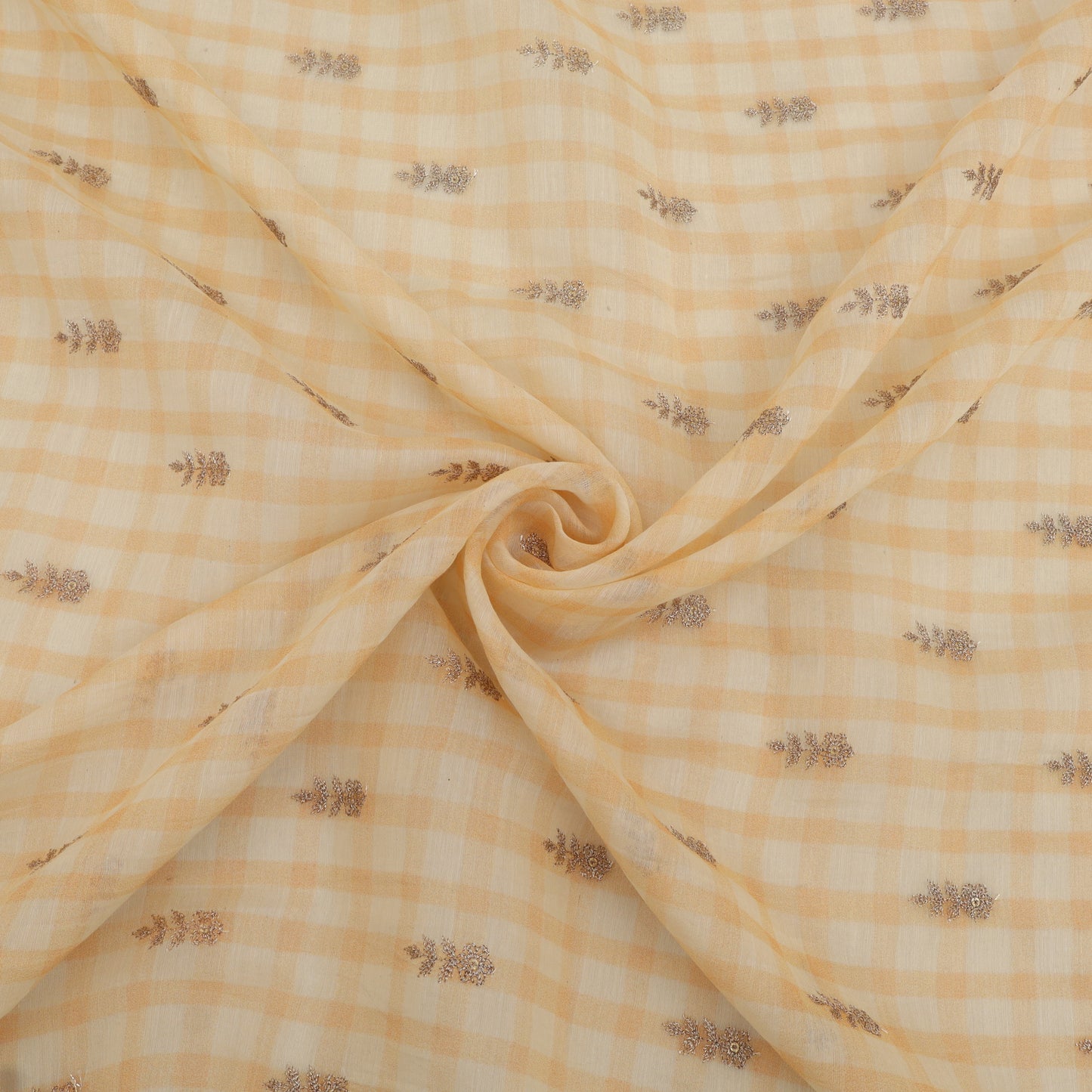 Chanderi Embroidery Fabric
