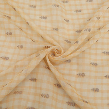 Chanderi Embroidery Fabric