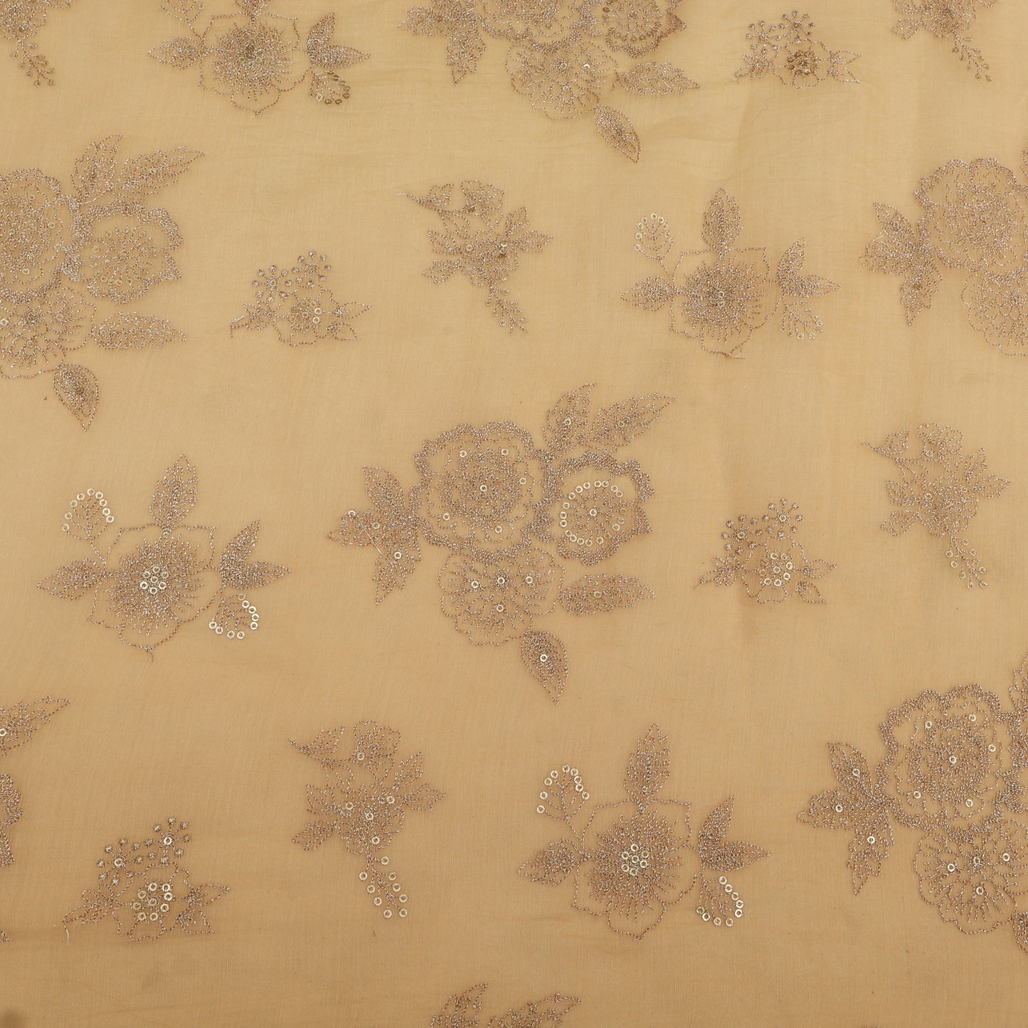 Chanderi Embroidery Fabric