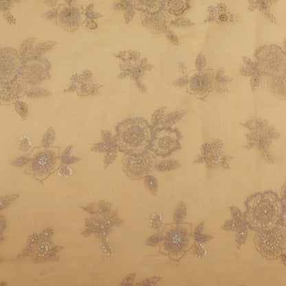 Chanderi Embroidery Fabric