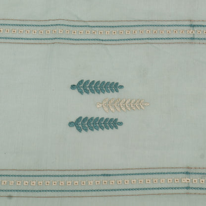 Chanderi Embroidery Fabric