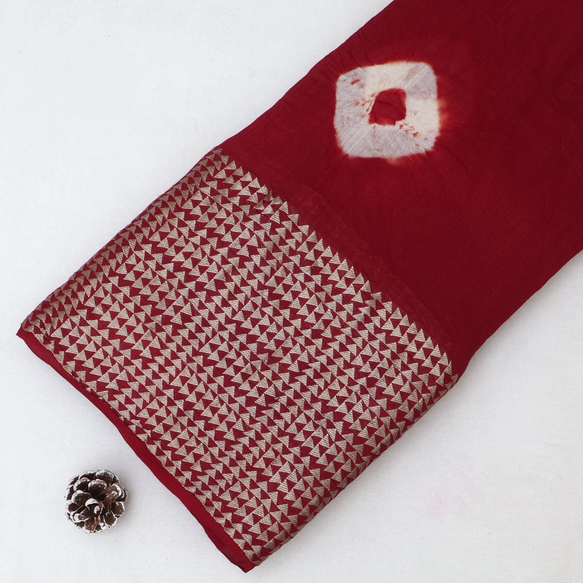 Munga Silk Zari Brocade Fabric