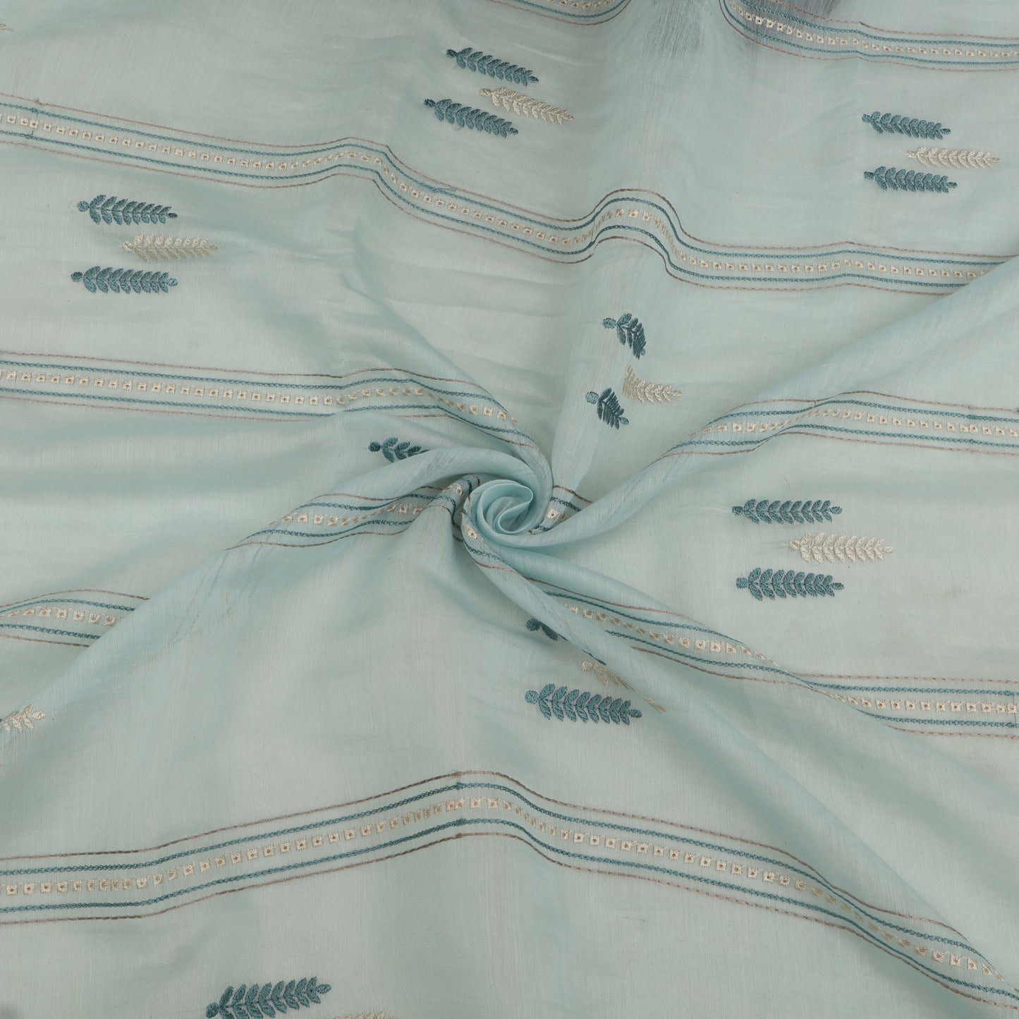 Chanderi Embroidery Fabric