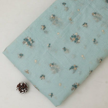 Chanderi Embroidery Fabric
