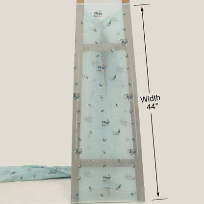 Chanderi Embroidery Fabric