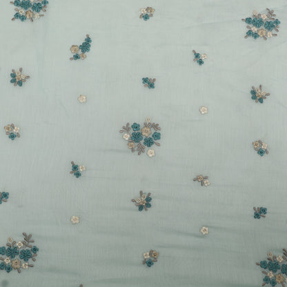 Chanderi Embroidery Fabric