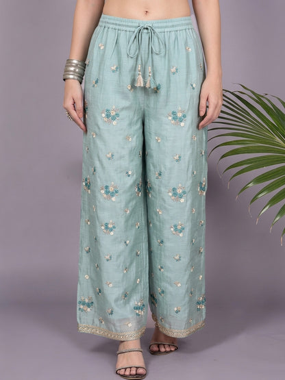 Chanderi Embroidery Fabric