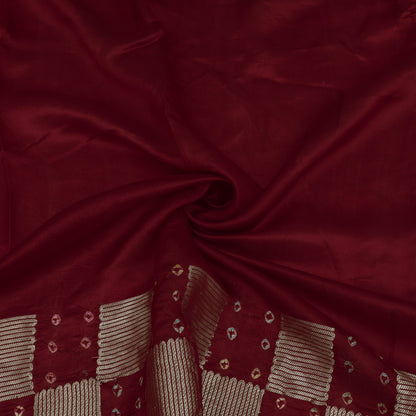 Pure Munga Bandhani Brocade Fabric