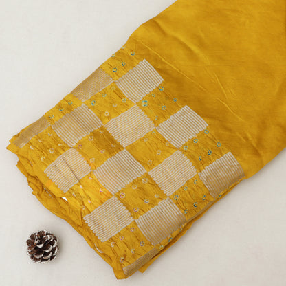 Pure Munga Bandhani Brocade Fabric